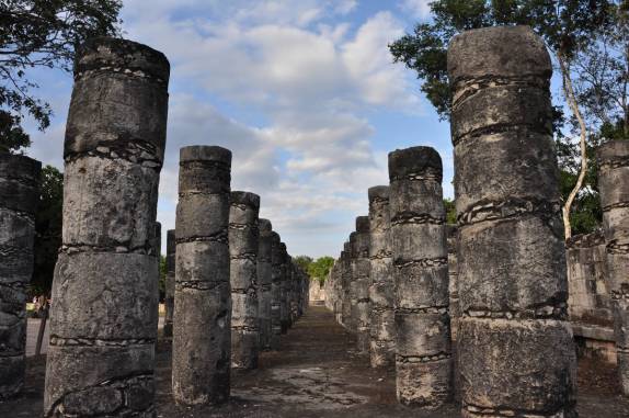 'Grupo de las mil Columnas', em Chichen-Itza, na península do Yucatán, no México